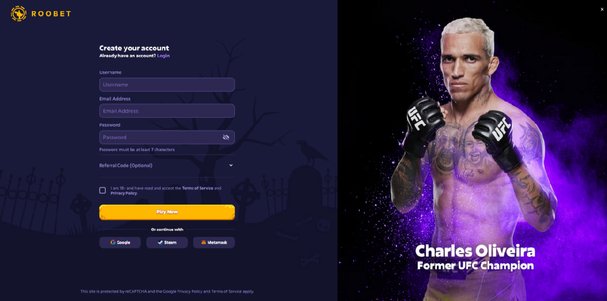 Página mostrando as principais características do Chicken Road no Roobet e os detalhes de jogabilidade