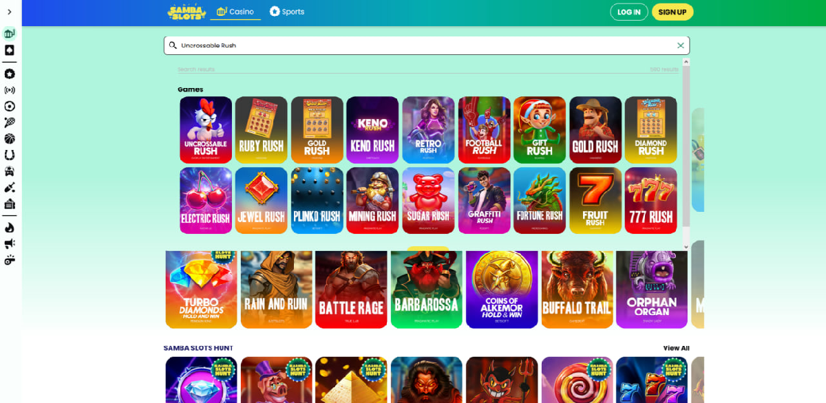 Características principais do Samba Slots casino com bônus e métodos de pagamento