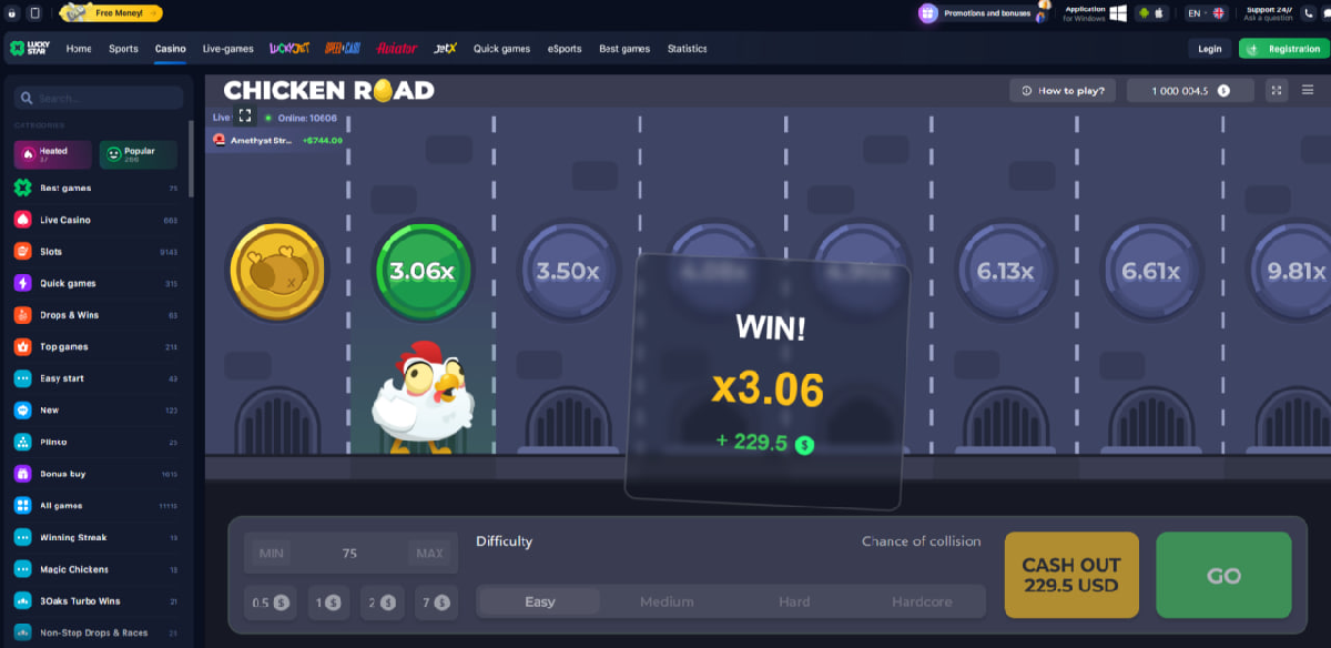 Como jogar Chicken Road passo a passo com apostas e retirada de ganhos