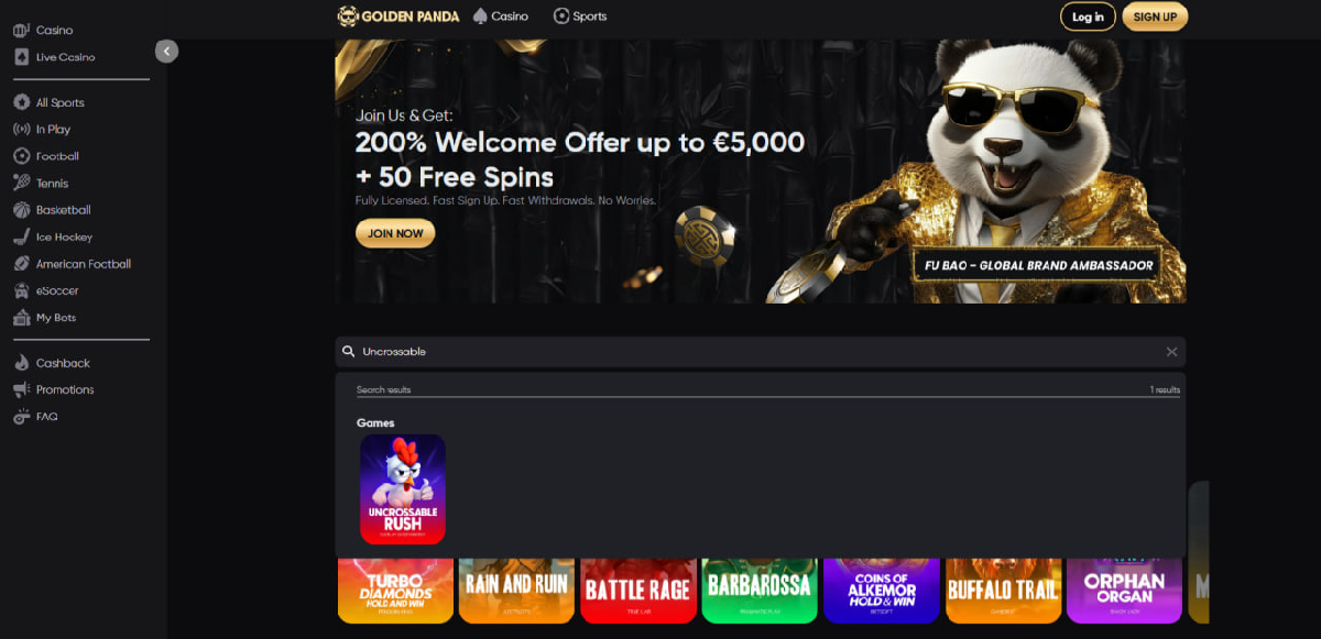 Depósitos, retiradas e métodos de pagamento no Golden Panda – opções Visa, Bitcoin, Apple Pay exibidas