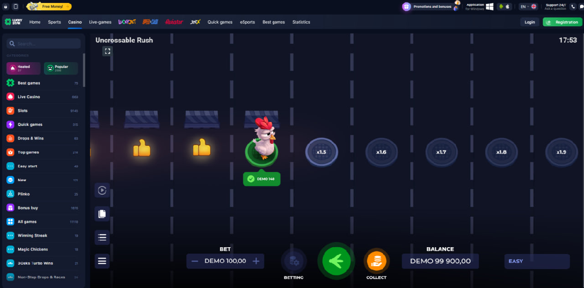 Estratégias para jogar o Chicken Cross the Road game e sacar no momento certo