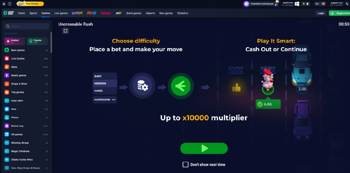 Estratégias e gestão de apostas em Uncrossable Rush