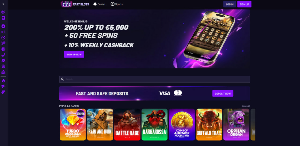 Características do Fast Slots e sua relação com o Chicken Road