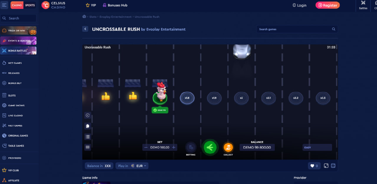 Métodos de pagamento e retiradas no Celsius Casino incluindo Pix e criptomoedas