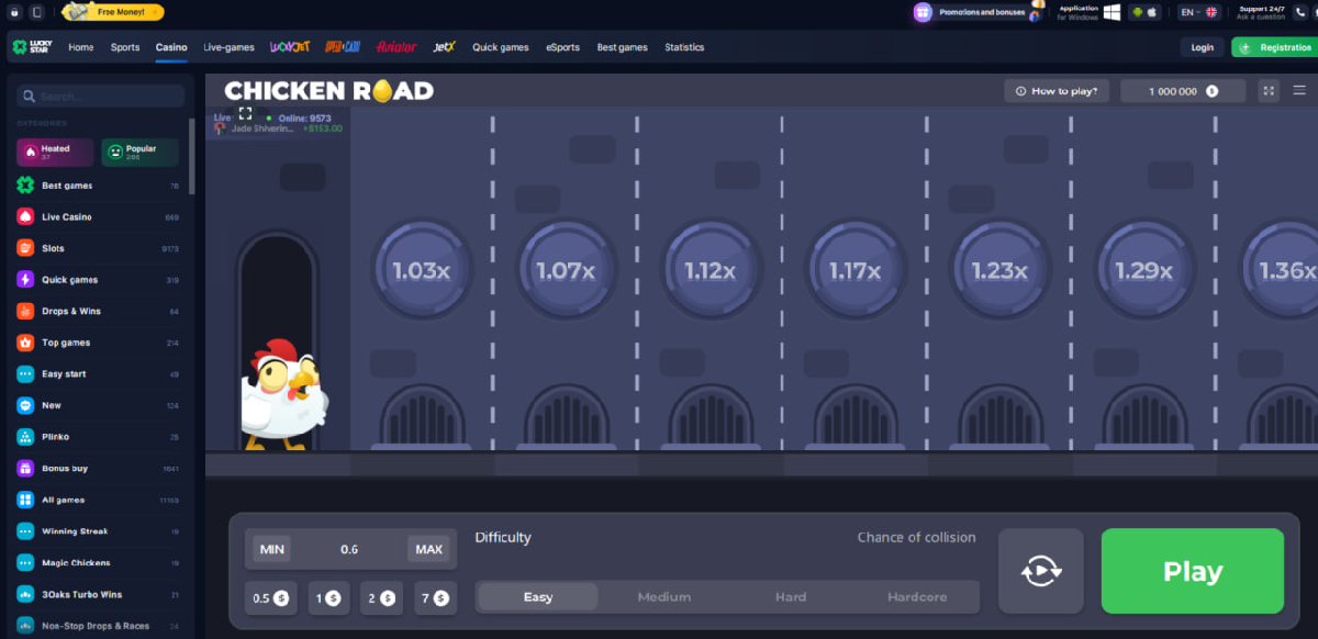 Onde usar o Chicken Road código promocional nos cassinos parceiros